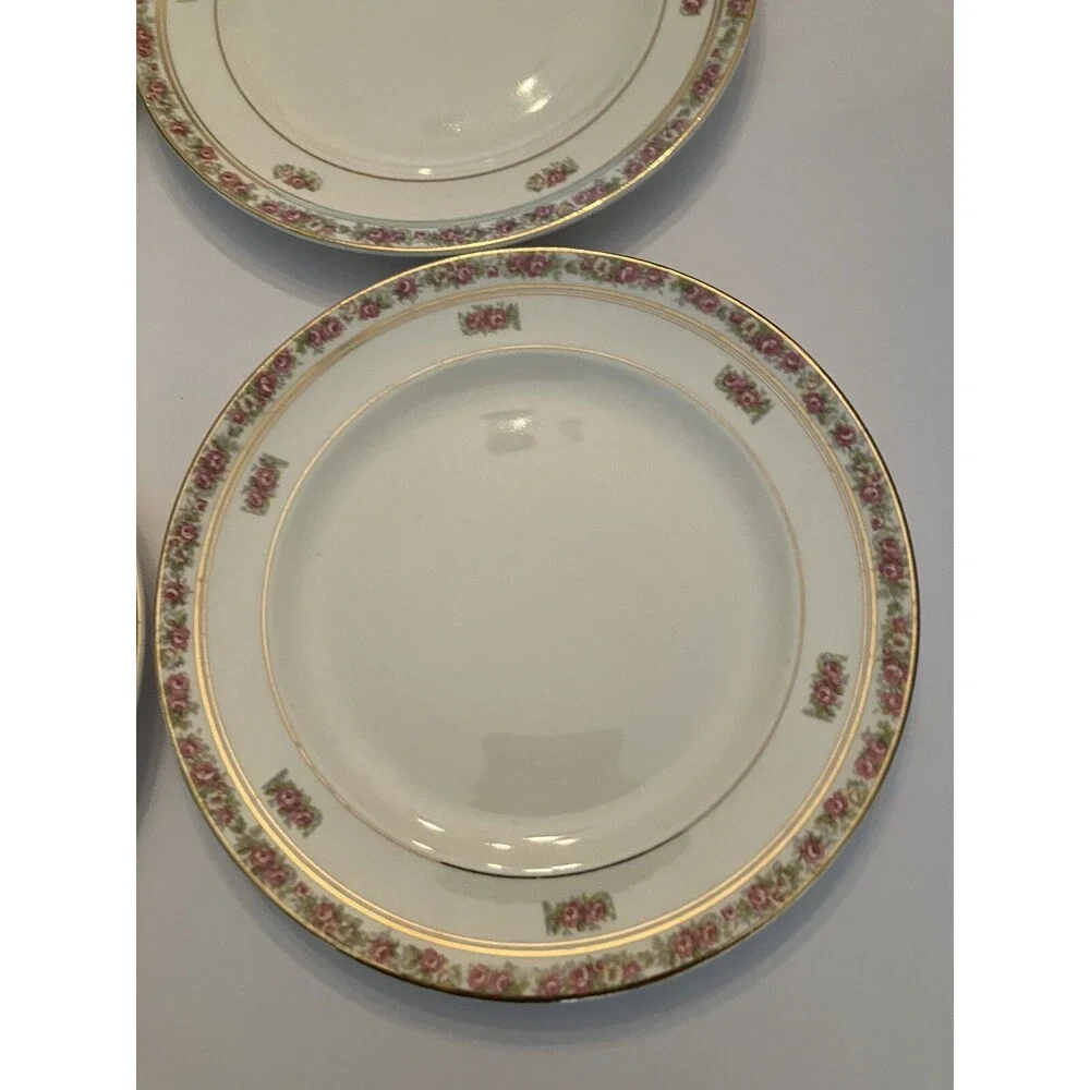 Lot of 6 POPE GOSSER St. Regis China Salad Plates